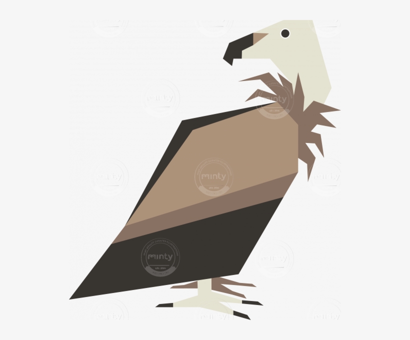 Griffon Vulture Bird Vector Artwork - Illustration, transparent png #532327