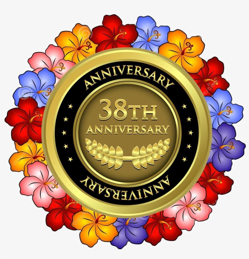 38 Anniversiary Lei - Hawaiian Flowers, transparent png #532349