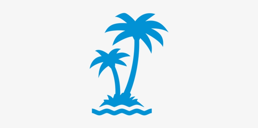 Icon Vacation - Palm Trees Icon Png, transparent png #533728