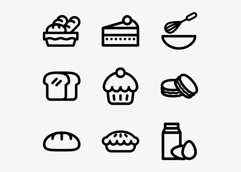 Bakery Lineal - Festival Icon, transparent png #534365