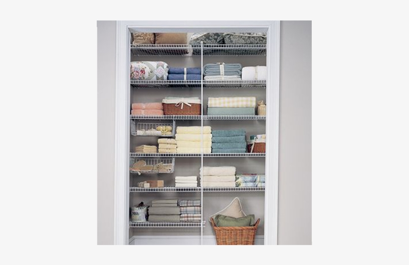 Affordable Wire Closets South Florida - Shelving Unit For Linen Closet, transparent png #534457