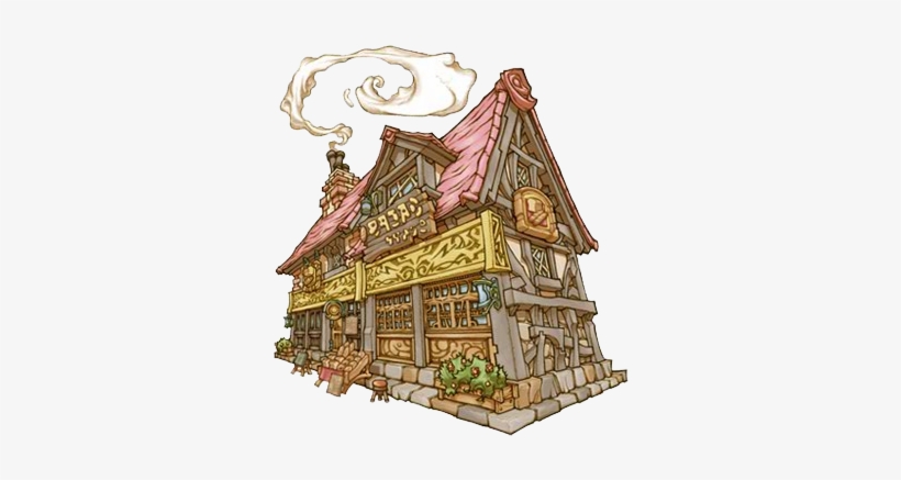 Bakery-ffccmlaak - Final Fantasy Crystal Chronicles Buildings, transparent png #534527
