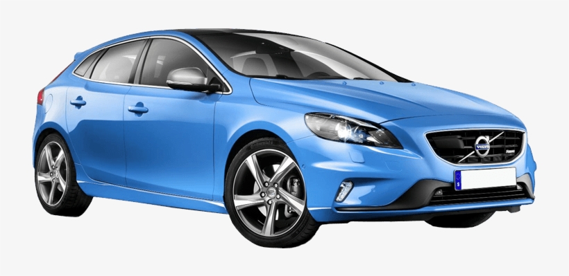 Volvo Png - Volvo V40 In Blue, transparent png #534553
