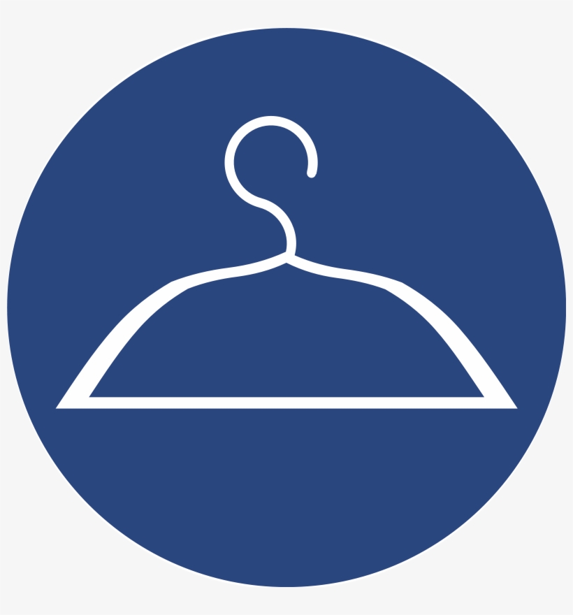Icon, Clothing, Hang, Hanger, Clothes, Wardrobe, Closet - Hanger Icon Blue Png, transparent png #534931