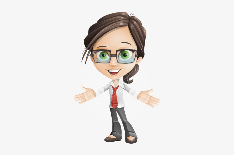 Woman Vector Female Cartoon Character - Dibujos Animados De Contabilidad, transparent png #534974