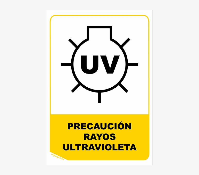Aviso Senal Precaucion Rayos Ultravioleta Tripsign - Precaucion Hombres Trabajando, transparent png #535018