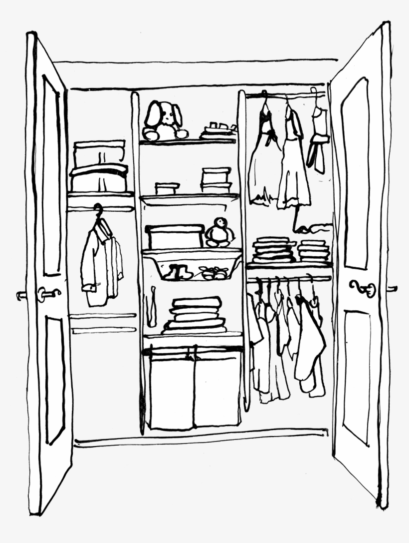 Clothes Closet Clipart - Closet Illustration Png - Free Transparent PNG ...