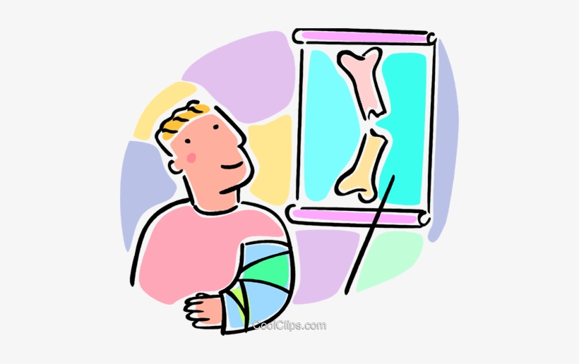 Niño Con Un Brazo Roto Y Un Rayos X Libres De Derechos - Bone Fracture, transparent png #535245