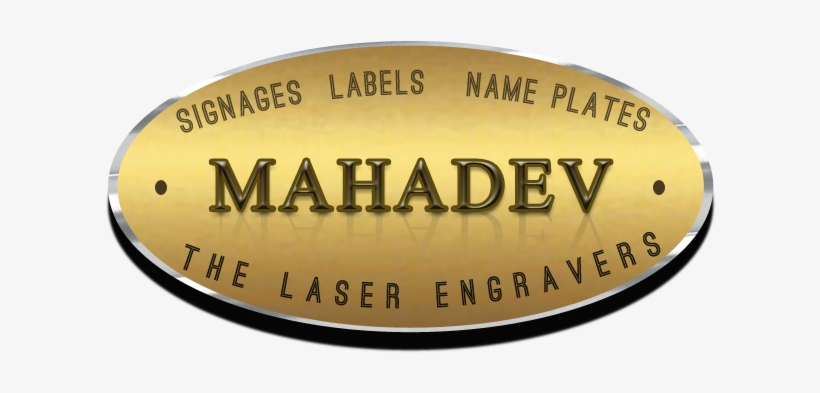 Name Plates- Sign Plates Manufacturer, Acrylic Tags - Name Logo Mahadev, transparent png #535637