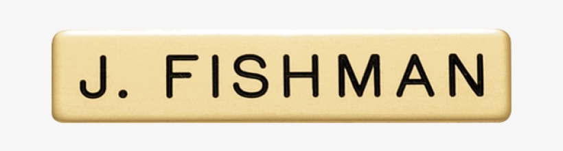 Smith & Warren Name Plate Gold, 1/2 X 2-3/8in,, transparent png #536025