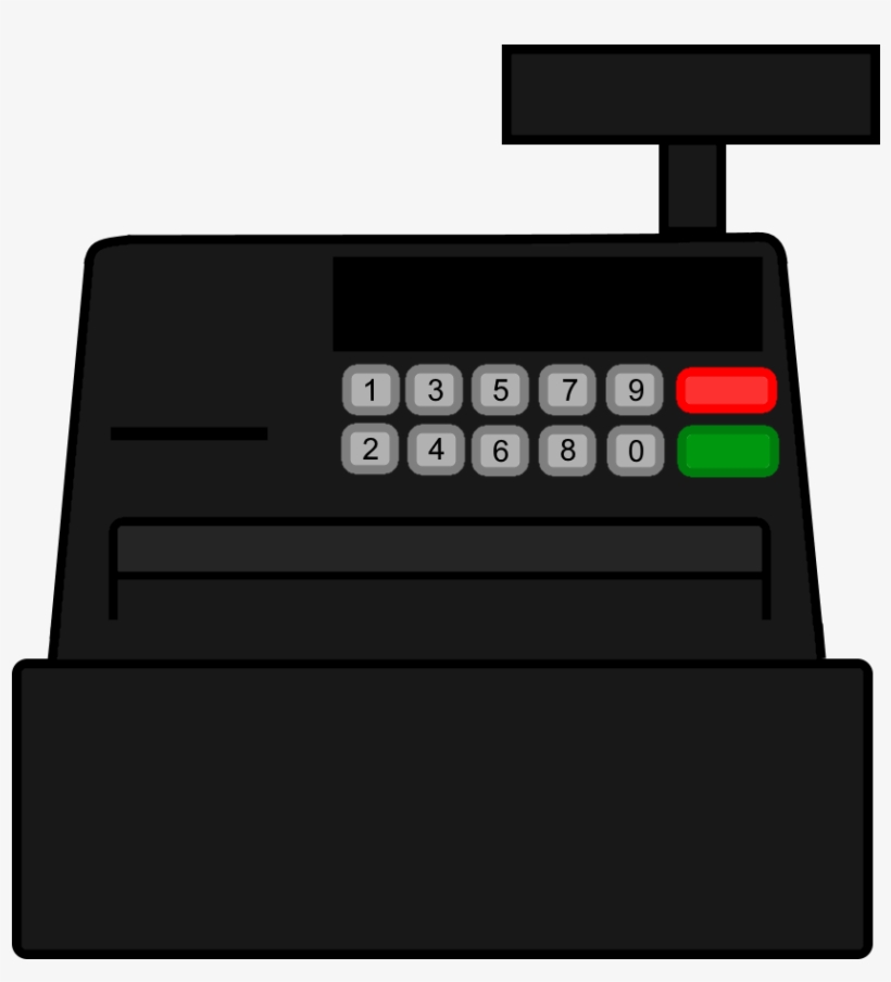 Cash Register Front - Wiki, transparent png #536071