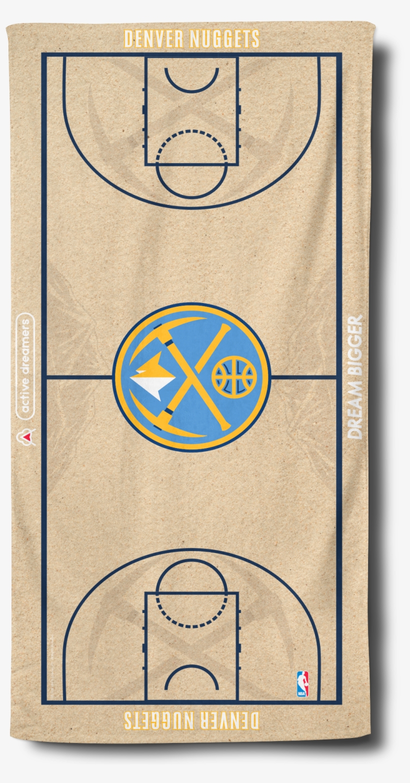 Nuggets Beach Towel - Denver Nuggets Wincraft 22" X 42" Authentic, transparent png #536381