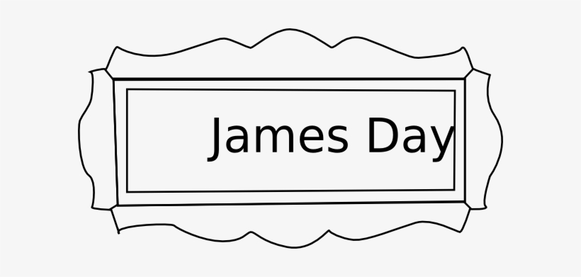 Small - Name Plate Clip Art, transparent png #536510