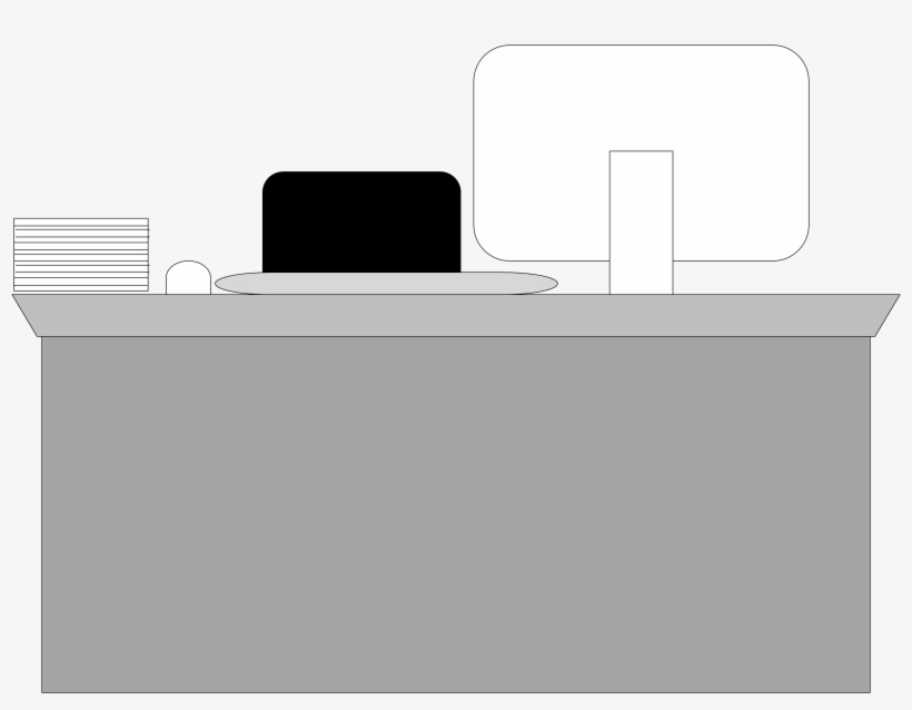 Desk Png Available - Clip Art, transparent png #536511
