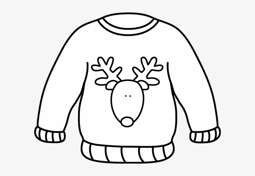 Vector Library Library Collection Of Black And White - Sweater Clipart Black And White, transparent png #536670