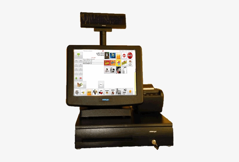 Pc Pos Cash Register - Touch Screen Kase, transparent png #536872