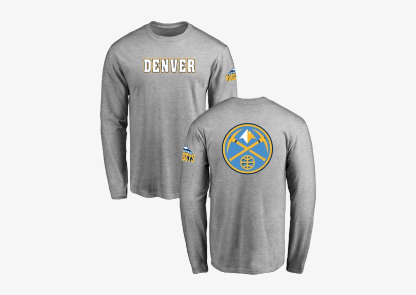 Denver Nuggets Design Your Own Long Sleeve T-shirt - Denver Nuggets, transparent png #536947