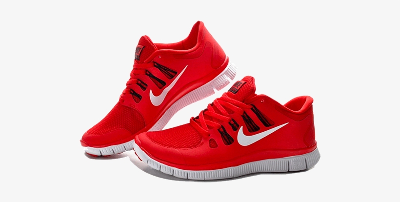 Raider Runners - Nike Free 5.0 Red, transparent png #537270