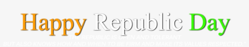 Just Hold On Photo Click On Download Button And Enjoy - Happy Republic Day Png Text, transparent png #537886