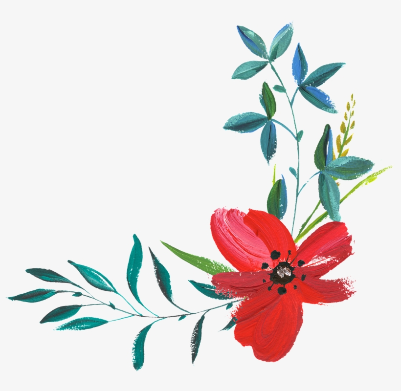 Plants Clipart Watercolor - Watercolor Flower Png, transparent png #537887