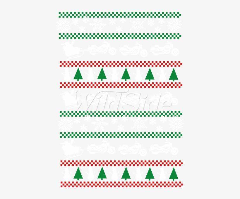 Christmas Sweater Santa Bikes - Boys Pajama Party Card, transparent png #537987