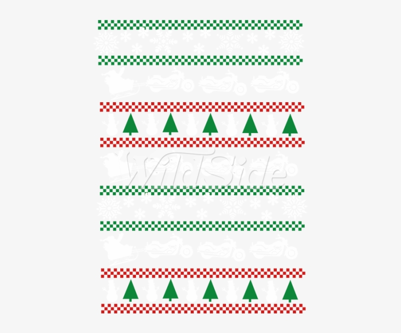 Christmas Sweater Santa Bikes - Boys Pajama Party Card, transparent png #537987