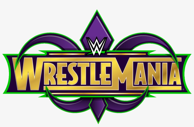 Wrestlemania 34 Logo - Wwe Wrestlemania 34 Logo, transparent png #538160