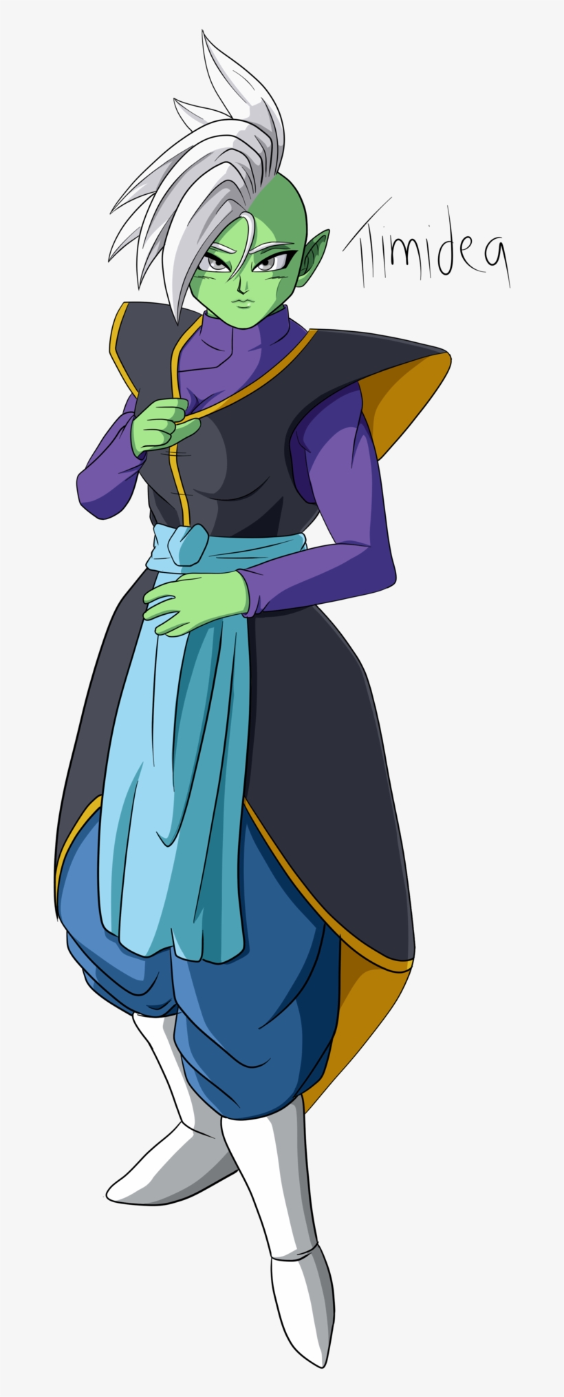 View Fullsize Zamasu Image - Femasu Dbz, transparent png #538377