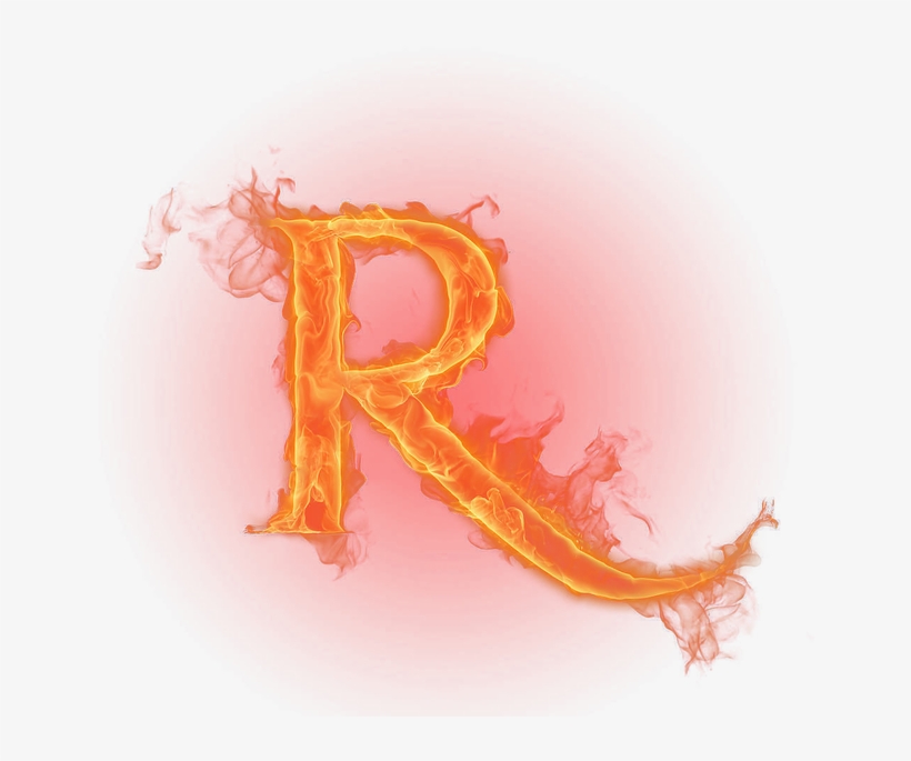 Download Now For Free This Letter R Transparent Png - Flame, transparent png #538415