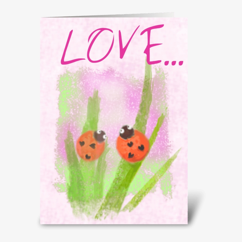Love Bugs Greeting Card - Poster, transparent png #538792