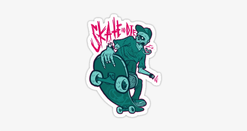 Skate - Skate Or Die Sticker, transparent png #538908