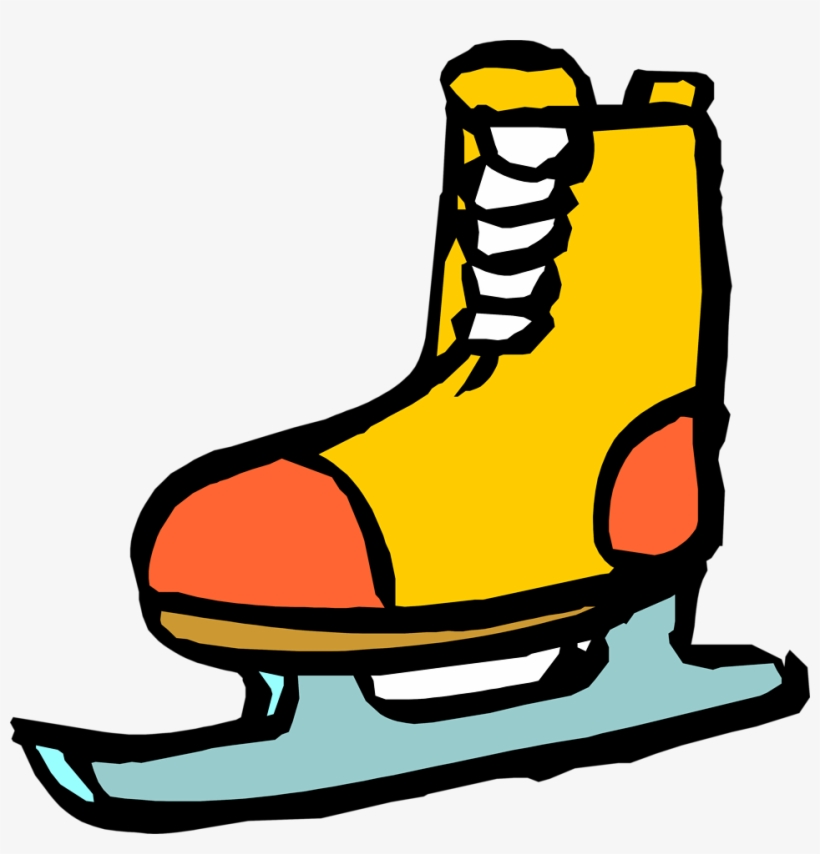 Ice Clip Art Library Cliparts - Clipart Skate, transparent png #538938