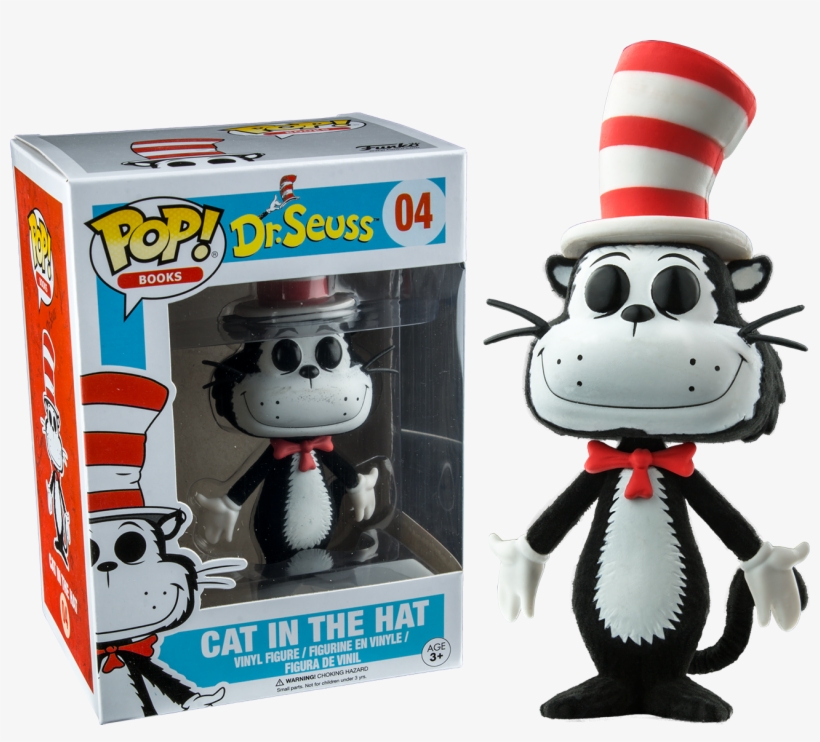 Dr - Cat In The Hat Funko Flocked, transparent png #539408