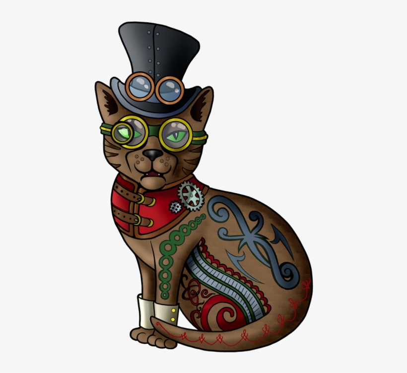 Animated Catbot Mkiii - Cartoon Steam Punk Cats, transparent png #539490