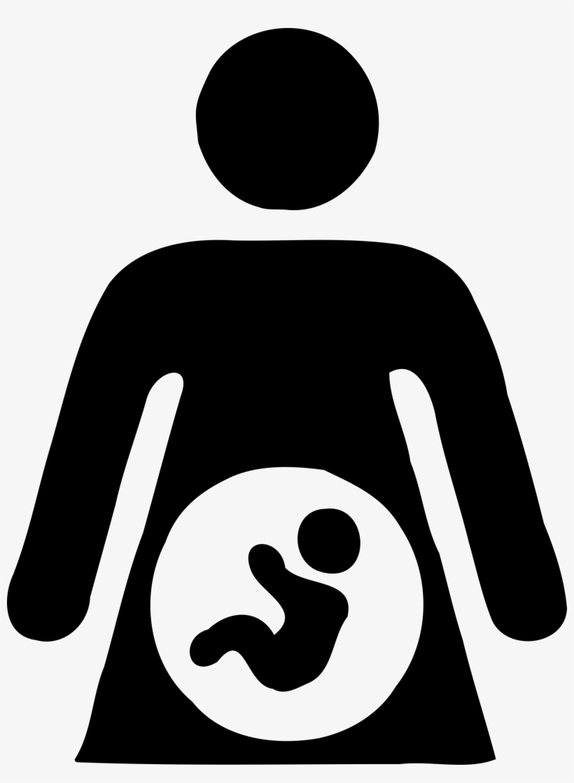 This Free Icons Png Design Of Pregnant Woman Icon, transparent png #539588