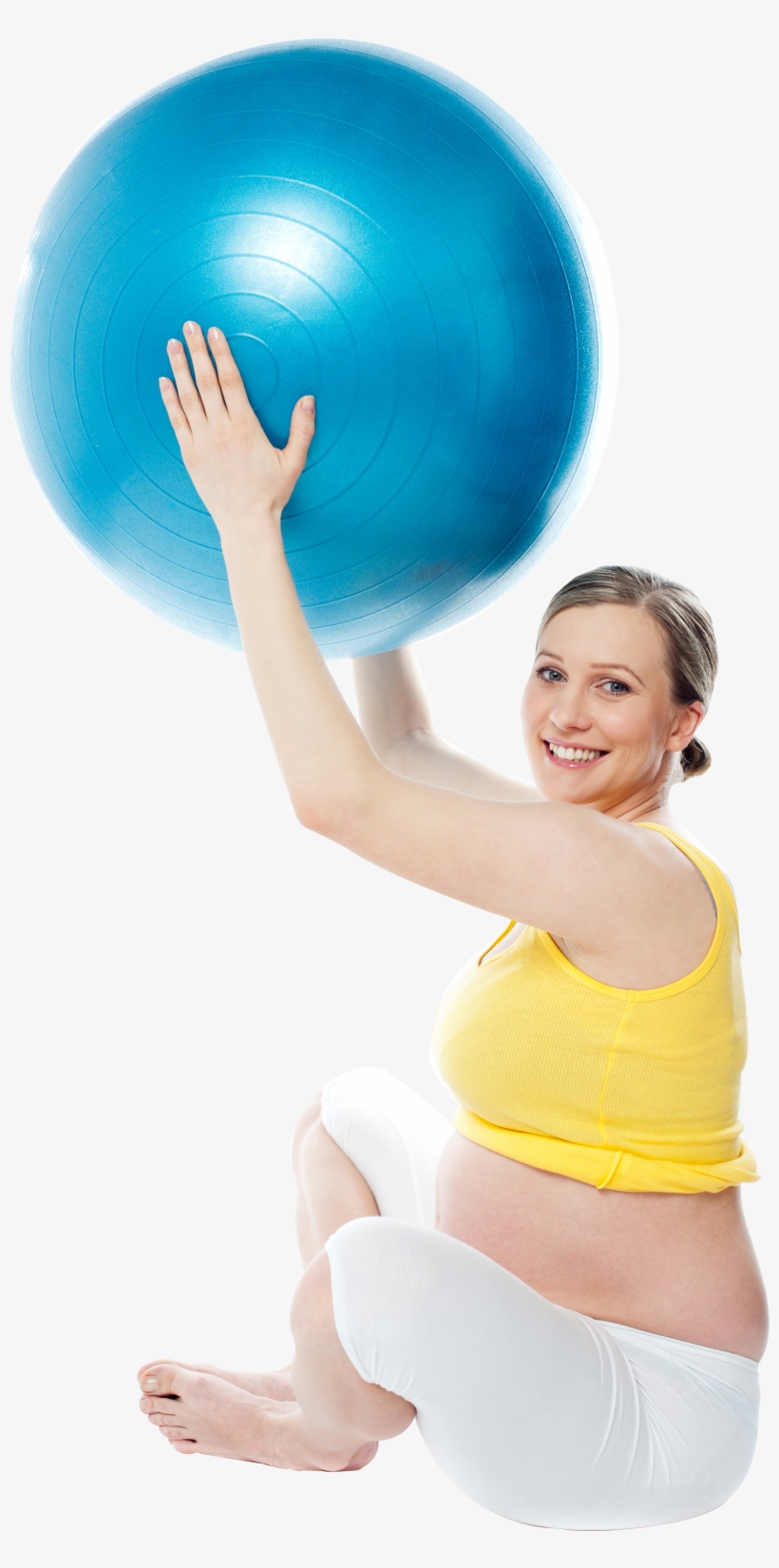 Pregnant Woman Exercise Png Image, transparent png #539620