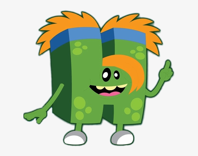 Abc Monster H - Cartoon, transparent png #539622