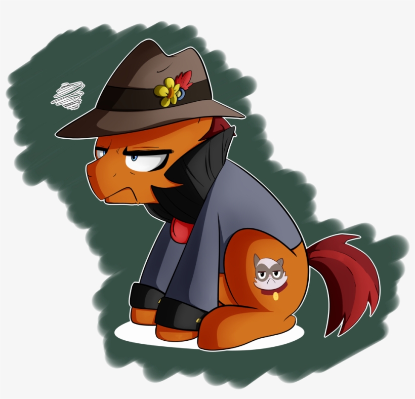 Nolycs, Clothes, Grumpy Cat, Hat, Rarity Takes Manehattan, - Mlp Grumpy Cat Pony, transparent png #539679