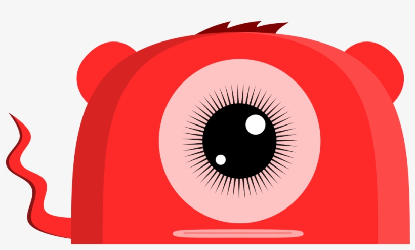 Monsters Image Download Png - Red One Eyed Monster, transparent png #539710