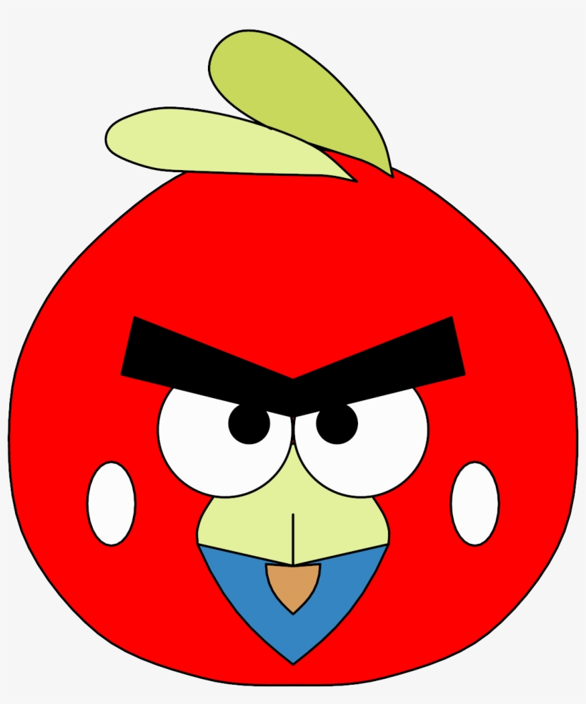 Angry Birds Hero Face Clipart Png - Angry Bird Png, transparent png #539732