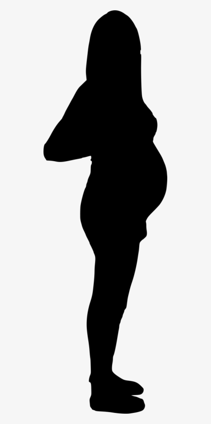 Free Png Pregnant Woman Silhouette Png Images Transparent - Pregnant Woman Silhouette Png, transparent png #539778