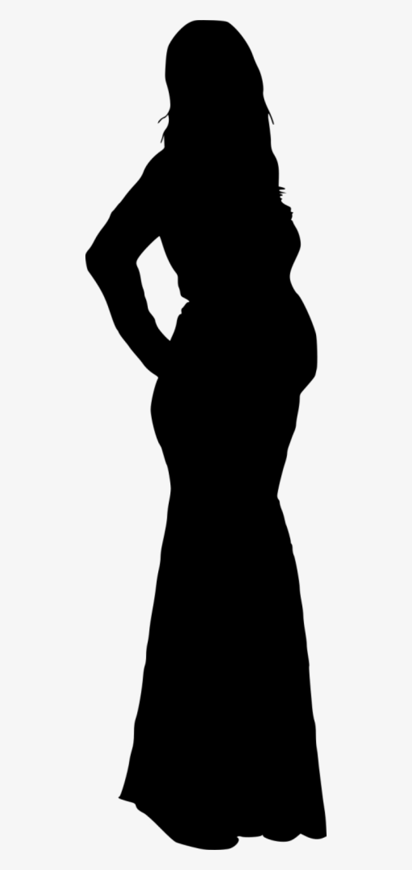 Free Png Pregnant Woman Silhouette Png Images Transparent - Portable Network Graphics, transparent png #539942