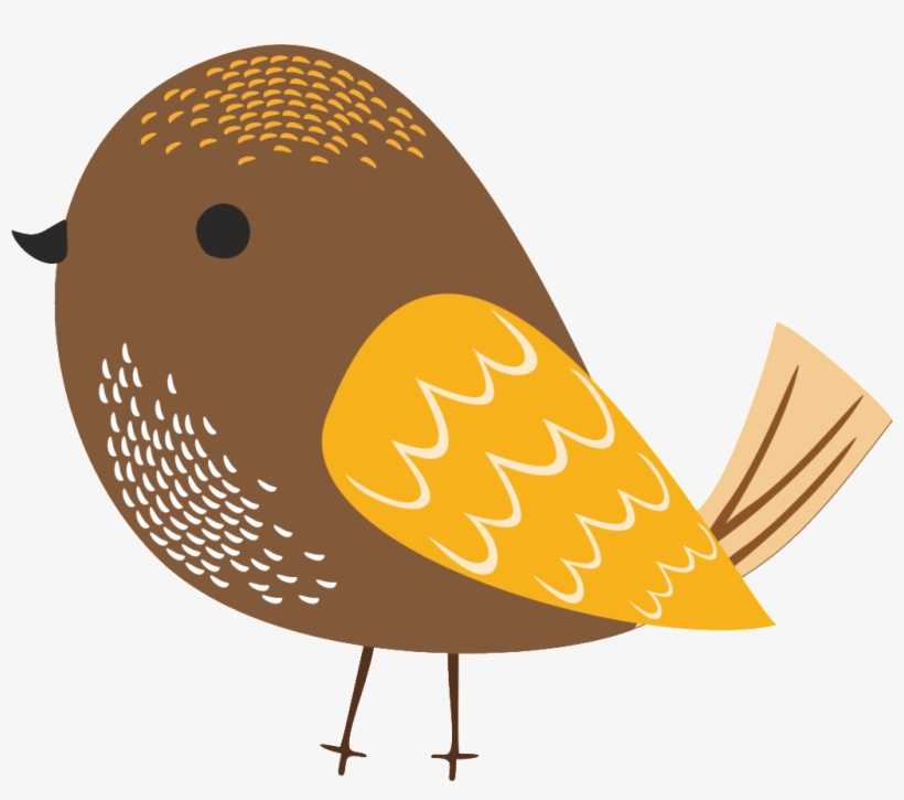 Hand Painted Cute Bird Free Buckle Bird Png - Bird, transparent png #539999