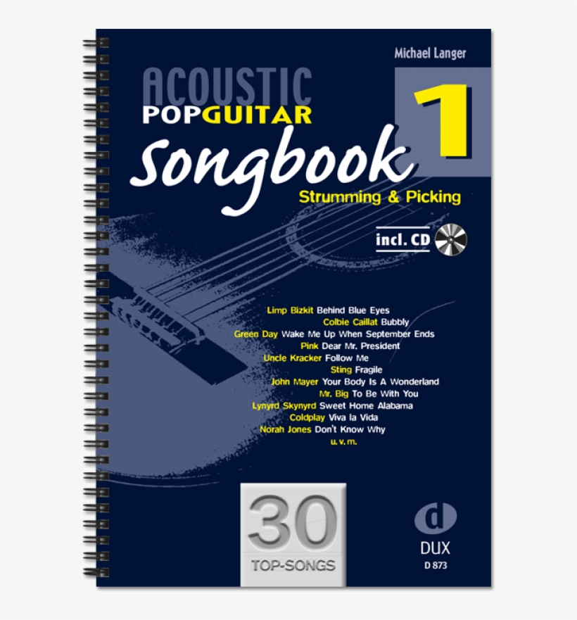 More Views - Acoustic Pop Guitar Songbook - Volume 1 - Partitur, transparent png #5300071