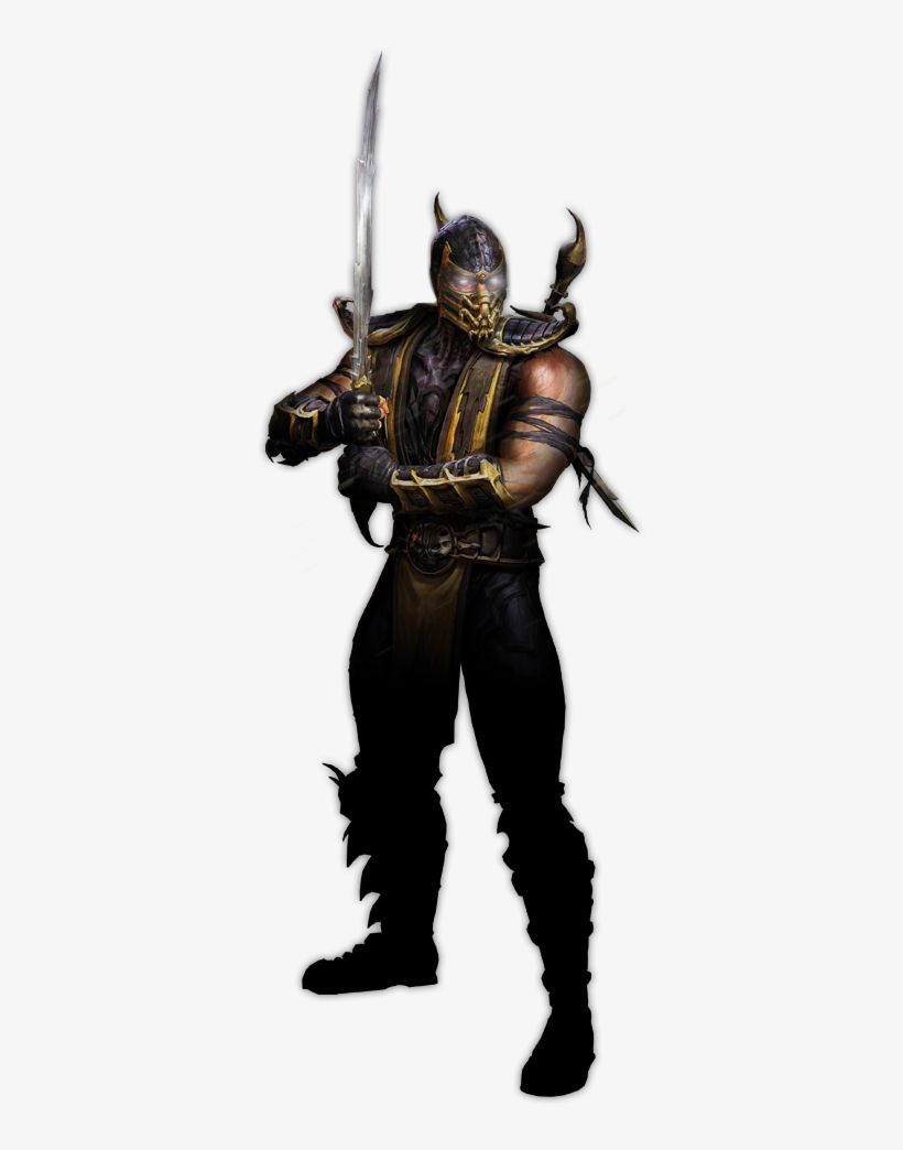 Mortal Kombat - Scorpion Mortal Kombat Standing, transparent png #5300229