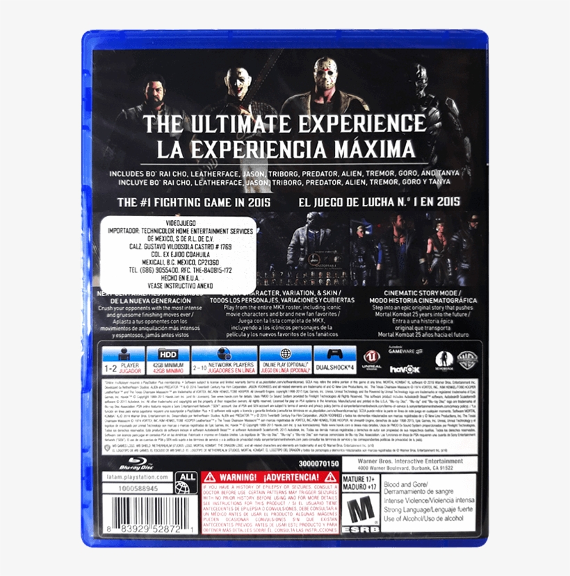 Mortal Kombat Xl - Warner Home Video Mortal Combat Xl Xbox One, transparent png #5300334
