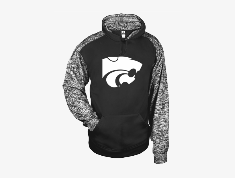 K-state Wildcats Logo Badger Peformance Hoodie - Kansas State Hoodie, transparent png #5300946
