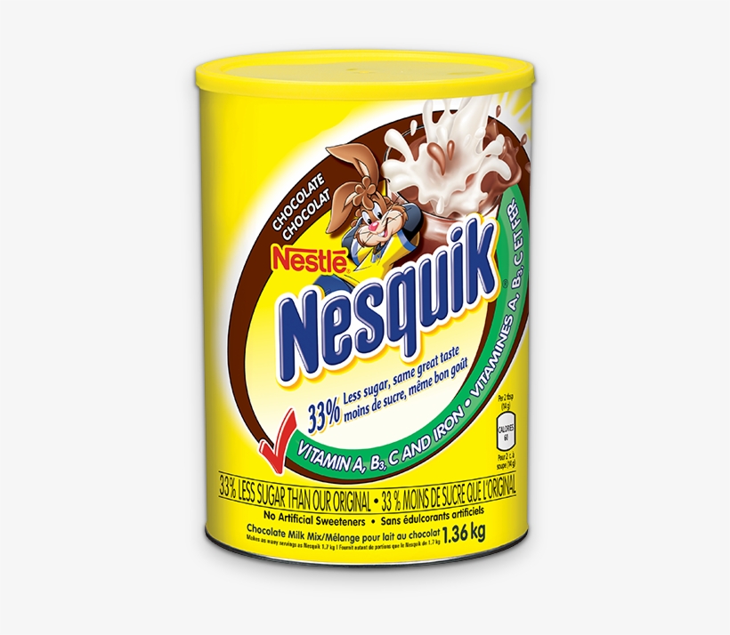 Nesquik Powder Nesquik Powder - Nesquik Hot Chocolate Powder, transparent png #5301739