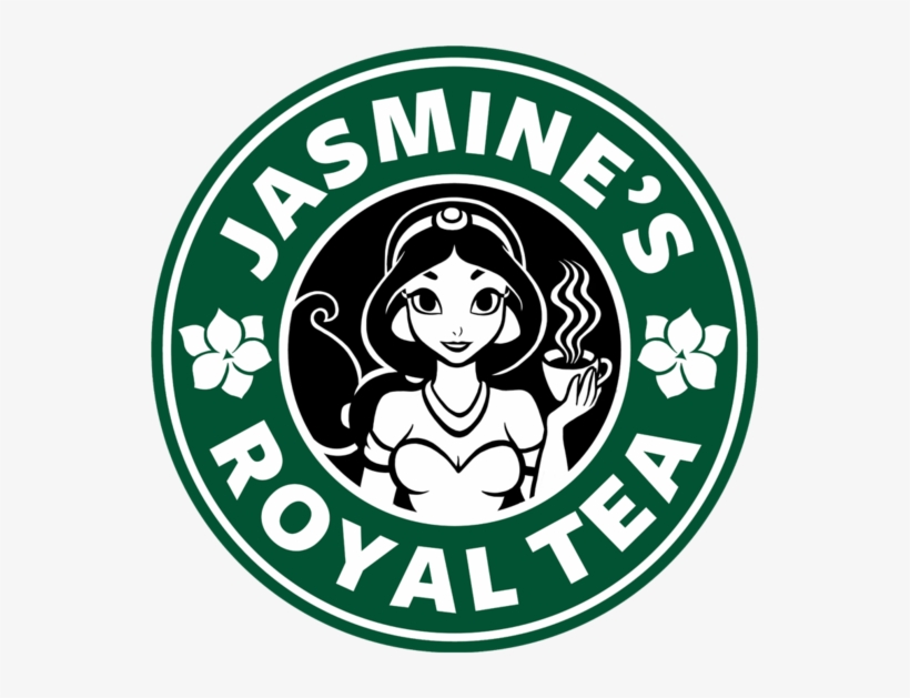 Jasmine's Royal Tea Disney Starbucks, Starbucks Logo, - Starbucks Logo, transparent png #5301781