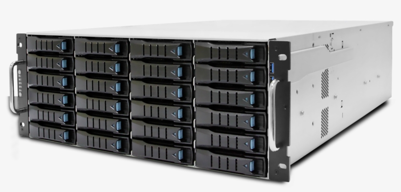 200tb - Aic Chassis Rsc-4et0-c0pp-sa3e-0c0-b 4u 24bay 12gb/s, transparent png #5302297